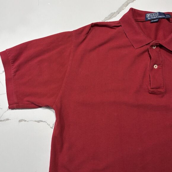 Polo Ralph Lauren Classic Men’s Casual Collared Shirt Size XXL Red Cotton - Picture 4 of 14